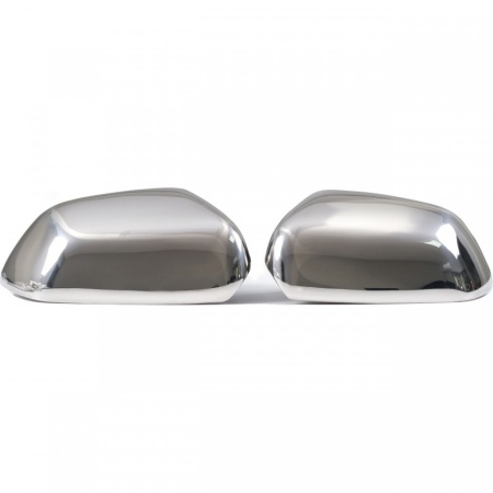 Set 2 Capace cromate de oglinda compatibil SKODA OCTAVIA III 2012-2019, inox