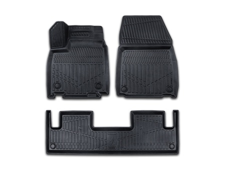 Set covorase auto cauciuc Renault Megane E-Tech 2022->, forma tavita 3D