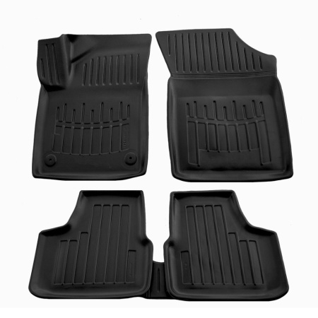 Set covorase auto cauciuc VW UP! 2012-> forma tavita 3D