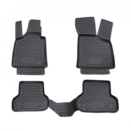 Set covorase auto tip tavita Audi A3 8P 2003-2012, culoare negru