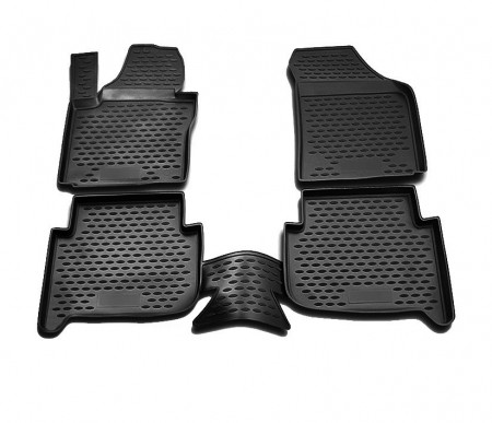 Set covorase auto tip tavita VW Touran 2004-2010, 2010-2015, culoare negru