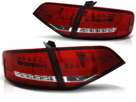 Set Stopuri LED compatibile cu Audi A4 B8 2008-2011 SEDAN Rosu Alb LED