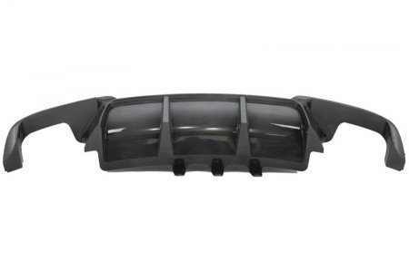 Difuzor Bara Spate Carbon cu evacuare dubla compatibil cu BMW F10 F11 Seria 5 2011-2017 M-Performance Design