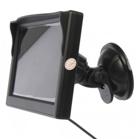 Display auto LCD de 5" inch 24V cu ventuza pentru parbriz