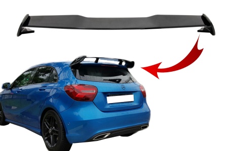 Eleron Portbagaj compatibil cu MERCEDES A-Class W176 2012-2018 A45 Design Negru Lucios