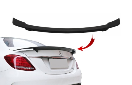 Eleron Portbagaj compatibil cu Mercedes C-Class W205 2014-2020 GTS-Design Negru Mat