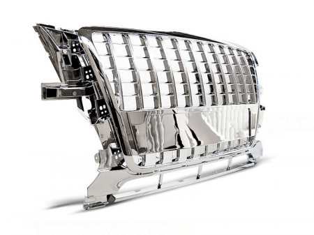 Grila Bara Fata compatibil cu Audi Q5 2008-2011 Crom Design