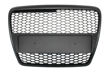 Grila Centrala compatibil cu AUDI A6 C6 2004-2007 RS Design Negru Mat