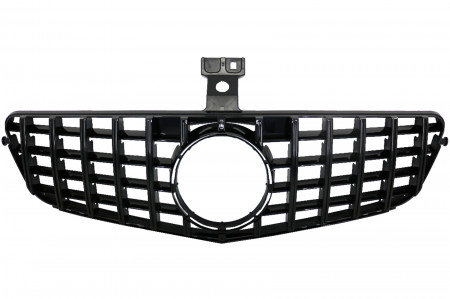 Grila Centrala compatibil cu Mercedes Clasa C W204 S204 2007-2014 GT-R Panamericana Design Negru