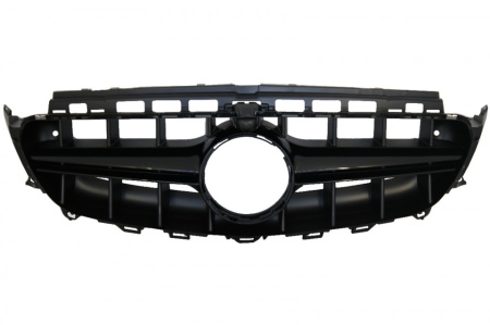 Grila Centrala compatibil cu Mercedes E-Class W213 S213 C238 A238 2016-2019 E63 Design Negru Cu Camera 360