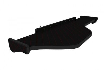 Masa bord camion cu led compatibil cu DAF XF106 2014->, Piele ecologica neagra cusatura rosie