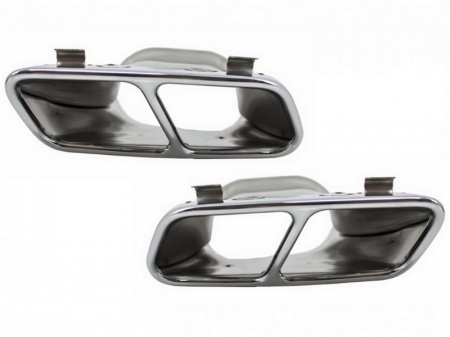 Ornamente pentru sistemul de evacuare compatibil cu Mercedes A-Class W176 2012-2018 CLA W117 C117 2012-2018 A45 CLA45 Design