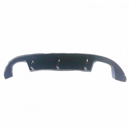 Prelungire difuzor Bara Spate compatibil cu VW Scirocco 2008-2013 evacuare dubla stanga dreapta, negru lucios