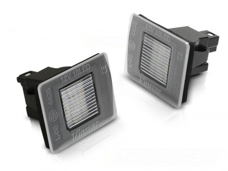 Set 2 lampi numar LED compatibil Mercedes clasa A W176, GLA X156, GLE W166, GL X166, Vito, V-Class W447