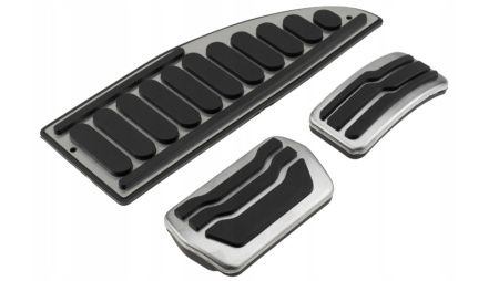 Set 3 ornamente pedale compatibil cu Ford Focus II 2004-2010, Focus III 2010-2018, Focus IV 2019->, cutie automata
