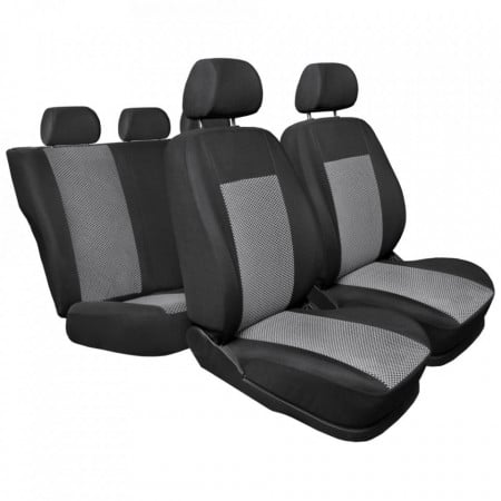 Set huse auto pentru scaune dedicate Dacia Dokker 2012->, 5 locuri material textil