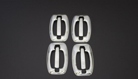 Set ornamente cromate manere portiere compatibile IVECO DAILY 2014->, cu rame incluse