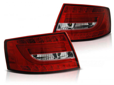 Set stopuri LED compatibile cu Audi A6 C6 SEDAN 2004-2008 Rosu Alb LED 6PIN