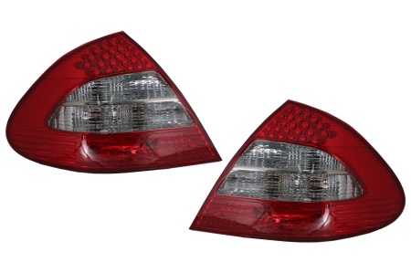 Stopuri compatibil cu Mercedes E-Class W211 Limousine 2002-2006 Rosu/Fumuriu