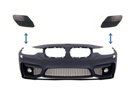 Capace Spalatoare Faruri Bara Fata compatibil cu BMW Seria 3 F30 F31 2011-> M3 Design