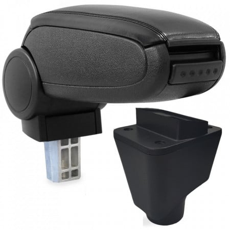 Cotiera auto compatibila Dacia Logan I 2004-2013 Imitatie de piele Negru
