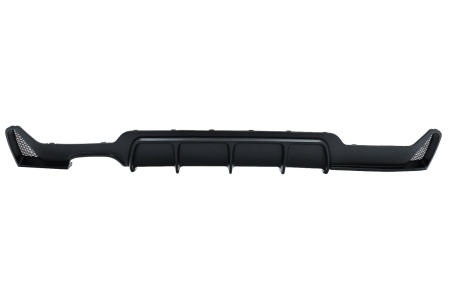 Difuzor Bara Spate cu o Evacuare Dubla compatibil cu BMW Seria 4 F32 F33 F36 2013-2019 Negru Mat