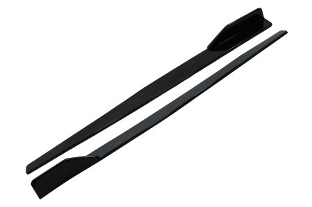 Extensii Praguri Laterale compatibil cu Toyota Corolla XII 2019-> Negru Lucios