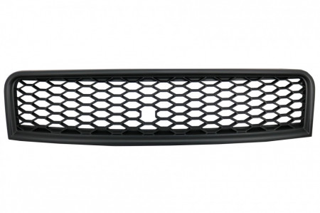 Grila Centrala compatibil cu AUDI A4 B6 Sedan Avant 8E/8H (2001-2004) RS Design Negru Mat