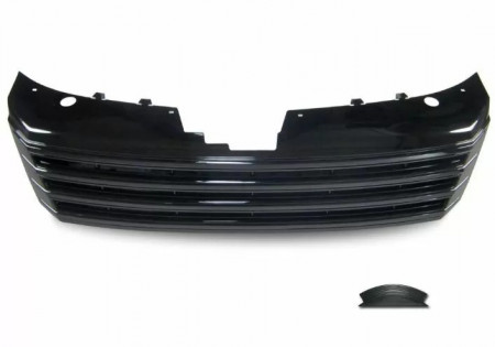 Grila centrala compatibil cu VW Passat VW Passat B7 2010-2014, negru lucios