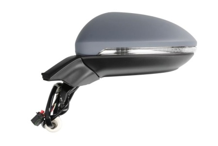 Oglinda retovizoare completa, (electric, asferice, incalzita, crom, captuseala, pliabil electric) parte montare STANGA compatibil cu VW GOLF 7 2012-2020