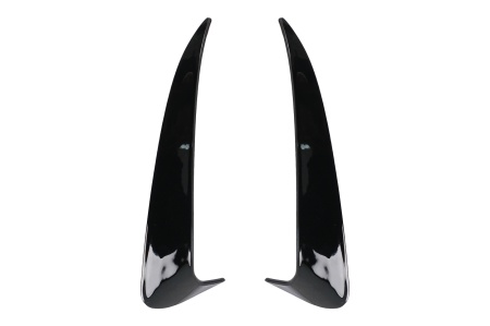 Ornamente bara Spate flapsuri compatibil cu Mercedes C Class W205 2014-2020 Negru Lucios
