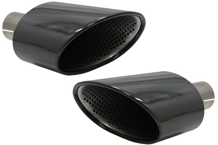Ornamente Evacuare compatibil cu Audi A4 B9 2016-2019 A5 F5 2017-2019 Negru