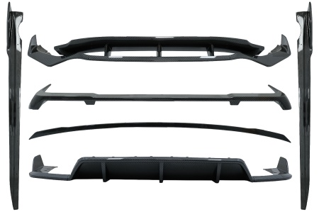 Pachet Exterior Aero compatibil cu BMW X5 G05 2018-> M-Tech Black Knight Design Carbon