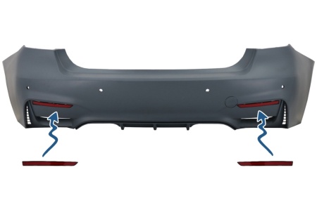 Reflectorizanti Catadioptru compatibil cu BMW Seria 3 F30 2011-2019 doar Bara Spate M3 Design