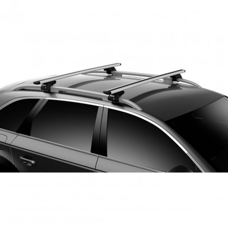Set 2 bare portbagaj transversale Thule Wingbar Evo compatibil Mercedes Vito W639 2004-2014, cu bare longitudinale