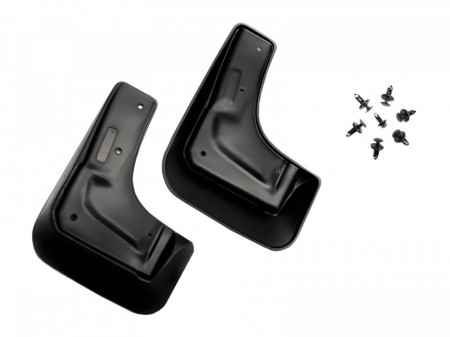 Set 2 bucati aparatori noroi din cauciuc dedicate Opel Zafira C 2012->, parte montare fata
