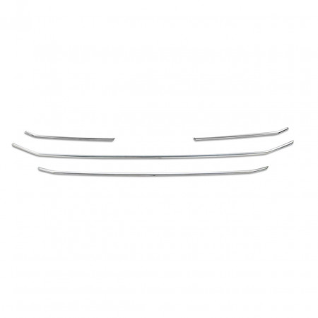 Set 4 ornamente inox grila centrala FORD CUSTOM, TRANSIT CUSTOM 2018->
