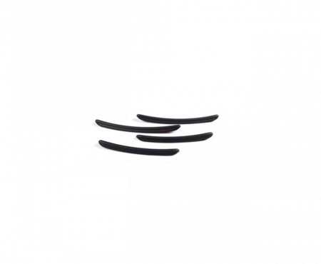 Set 4 Ornamente protectie aripa negru mat compatibil VW Golf 4 5 6 7 8