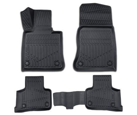Set covorase auto cauciuc Mercedes GLC coupe 2015-2023, forma tavita 3D