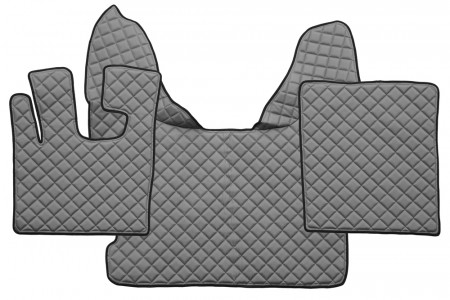 Set covorase camion, piele ecologica DAF XF 105 2007-2012 Gri, AUTOMAT