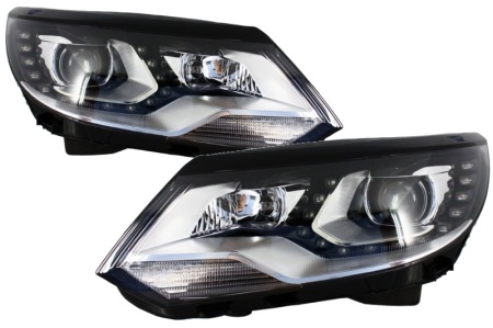 Set faruri LED compatibil cu VW Tiguan I Facelift 2012-2015 OEM Xenon Design