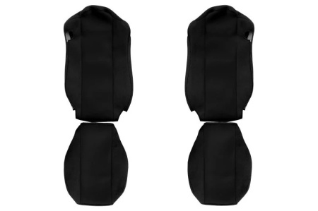 Set huse scaune camion compatibile MERCEDES ACTROS MP4 2011-2019, material textil negru cu negru