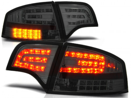 Set Stopuri LED compatibile cu Audi A4 B7 2004-2008 SEDAN Fumuriu LED