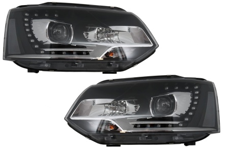 Faruri LED Dayline compatibil cu VW Transporter T5 (2010-2015) Xenon Look