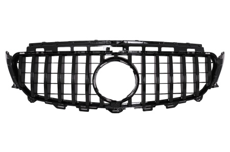 Grila Centrala compatibil cu Mercedes E-Class W213 S213 C238 2016-2019 GT-R Panamericana Design Negru