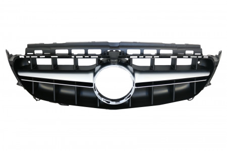 Grila Centrala compatibil cu Mercedes E-Class W213 S213 C238 A238 2016-> Crom Negru E63 Design