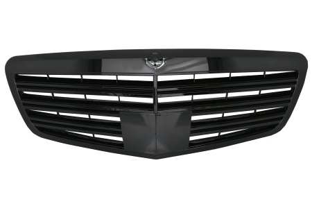 Grila Centrala compatibil cu Mercedes S-Class W221 Facelift (2010-2013) S65 Design Negru Lucios