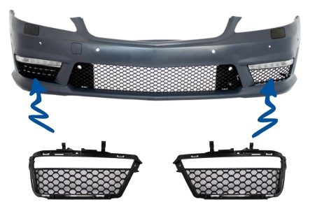 Grile Laterale Bara Fata compatibil cu Mercedes S-Class W221 2005-2012 S63 S65 Desing
