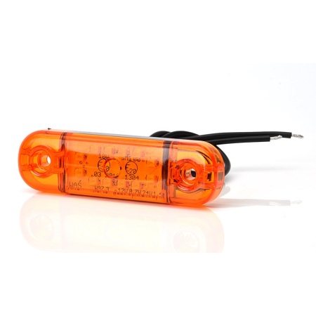 Lampa gabarit Lumina de clarificare Dreapta sau Stanga LED Portocaliu 12-24V, WAS Polonia