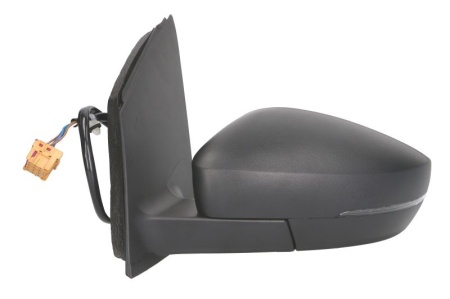 Oglinda retovizoare completa, (electric, asferice, incalzita, crom, dop dreptunghiular) parte montare STANGA compatibil cu VW POLO / TIGUAN 2007-2018